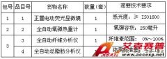 中國農業大學實驗室儀器設備采購項目招標公告