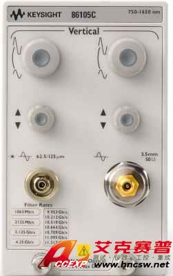 keysight是德 86105C 9 GHz 光 / 20 GHz 電采樣模塊，750 至 165