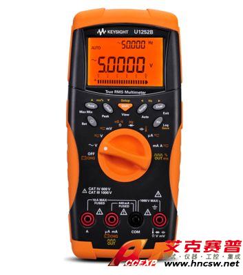 keysight是德 U1252B 手持式數字萬用表，4位半