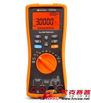 keysight是德 U1271A 手持式數字萬用表，4位半，IP54